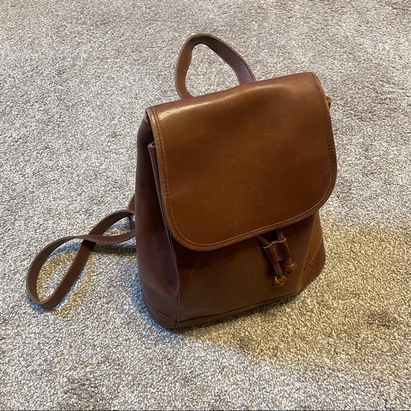 L.L. Bean Handbags - LL Bean Leather Backpack
